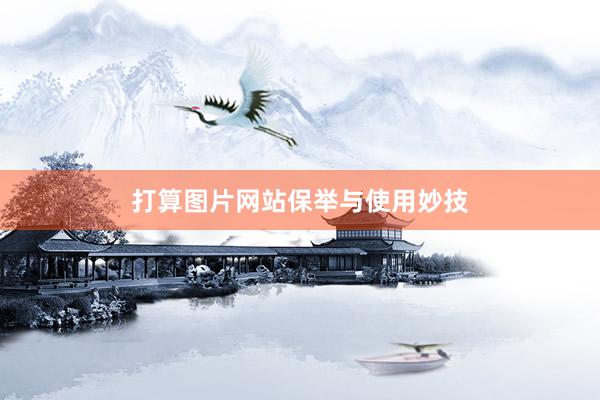 打算图片网站保举与使用妙技